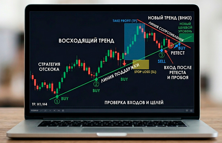 трендовые линии в трейдинге