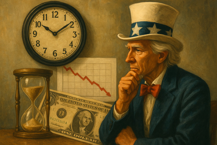 The collapse of the US dollar